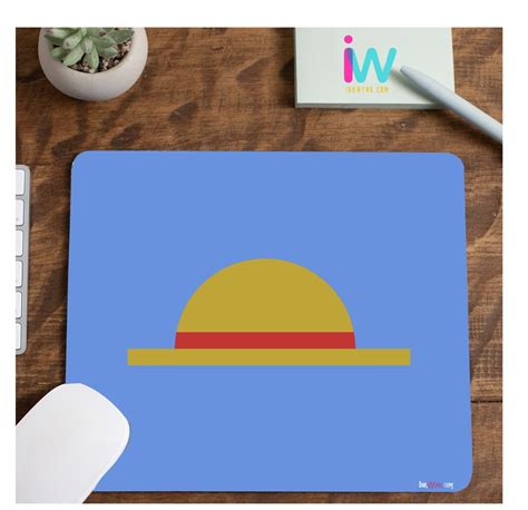 Buy Luffy Straw Hat Animated Theme Mousepad Online in India