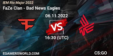 Faze Clan Vs Bad News Eagles Counter Strike Cs2 Betting Tips Stream Livescore Results On Egw☕