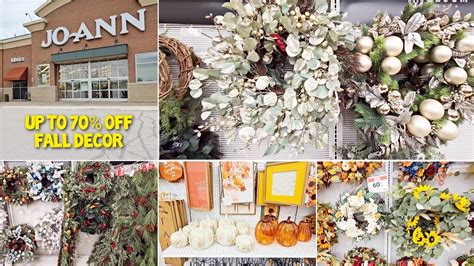 Joann Fabrics Off Fall Decor Christmas Decor Browse With Me