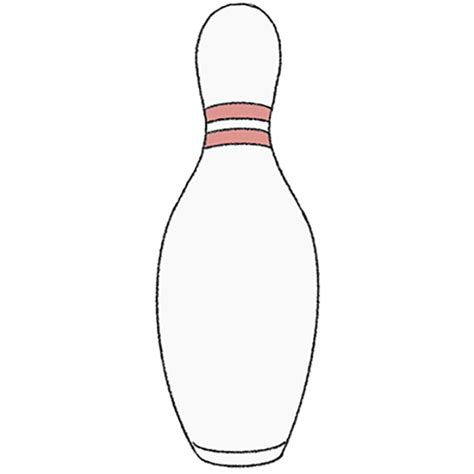 How to Draw a Bowling Pin - Easy Drawing Tutorial For Kids