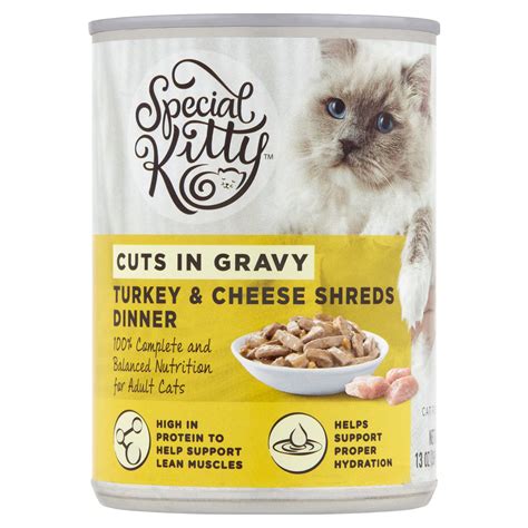 Special Kitty Cheese And Turkey Flavor Gravy Wet Cat Food For Adult 13