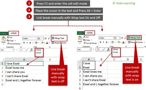 How To Quickly Wrap Text In Excel Cells Fix Content In Single Cell Excel