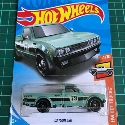 Hotwheels 2018 Datsun 620 Green Hot Wheels Hobbies Toys Toys Games On Carousell
