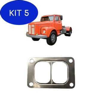 Kit Junta Base Turbina Chapa Maior Scania L L Br