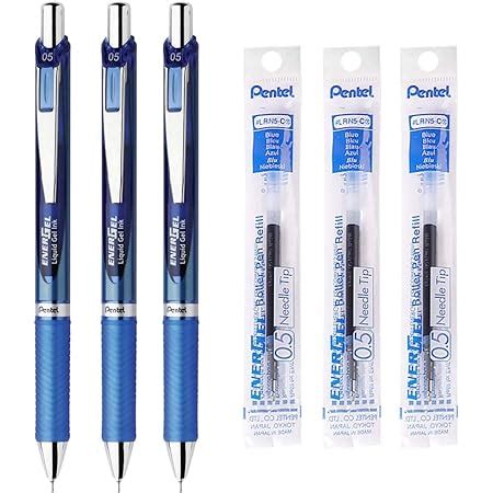 Pentel EnerGel XM BL77 Lot de 12 stylos à encre gel liquide