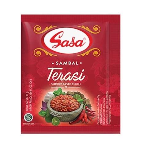 Saus Sambel Sambal Sasa Terasi Sachet 20 Lazada Indonesia