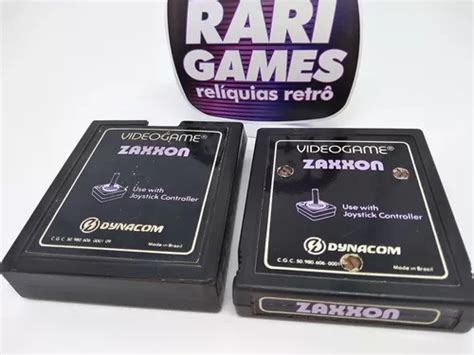 Zaxxon Atari 2600 Dynacom Com Luva Mercadolivre