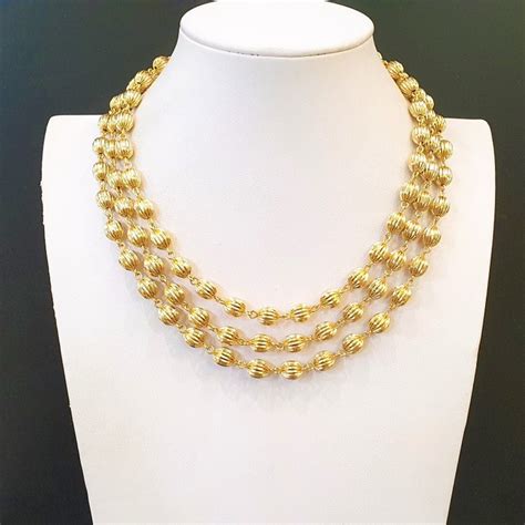 MONET Etruscan Multistrand 18kt Gold Plated Auction Online Catawiki