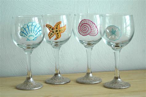 Personalized Hand Painted Blue Octopus Wine Glasses Artofit