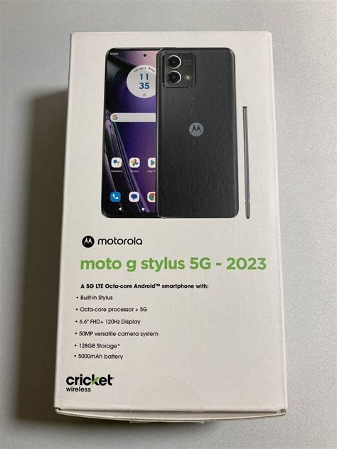 Motorola Moto G Stylus G Xt Cricket Cosmic Black Ebay