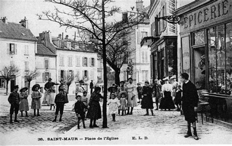 Saint Maur des Fossés Carte postale ancienne et vue d Hier et Aujourd