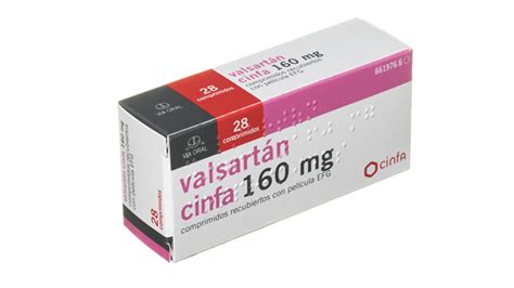 Valsartan Cinfa Efg 160 Mg 28 Comprimidos Recubiertos Farmacéuticos