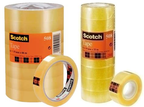 CINTA ADHESIVA TRANSPARENTE SCOTCH 508 PACK DE 8 UNIDADES