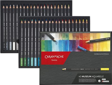 Caran D Ache Museum Aquarelle Pencil Sets Landscape Set Of 20 Colours 3510 420