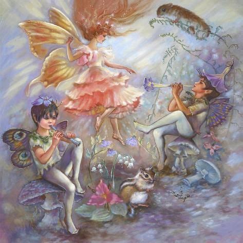 Fairy Revels Giclee Print Judy Mastrangelo Art Fairy