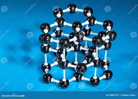 Structure Of Graphite Model