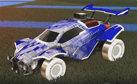 Rocket League Titanium White Octane Design With Titanium White Trigon