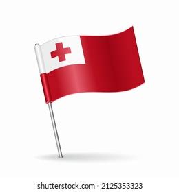 Tongan Flag Map Pin Pointer Layout Stock Illustration 2261806151 ...