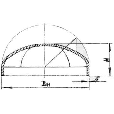Заглушка стальная эллиптическая 32х2,5 (Ду25) ГОСТ 17379-2001