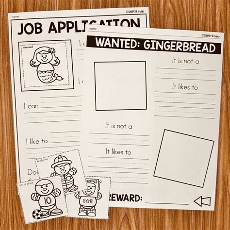 Gingerbread In Disguise Costume Printables - Simply Kinder Plus