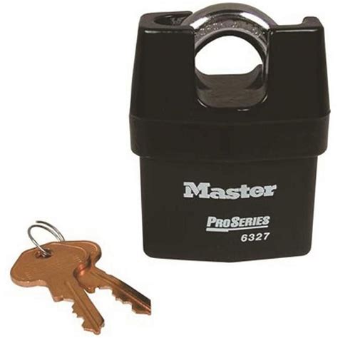 Master Lock Pro Series Shrouded Padlock With Keys In Steel