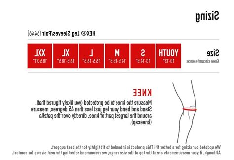 Mcdavid Knee Pads Size Chart