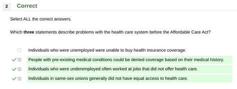 Which Three Statements Describe Problems With The Health Care System