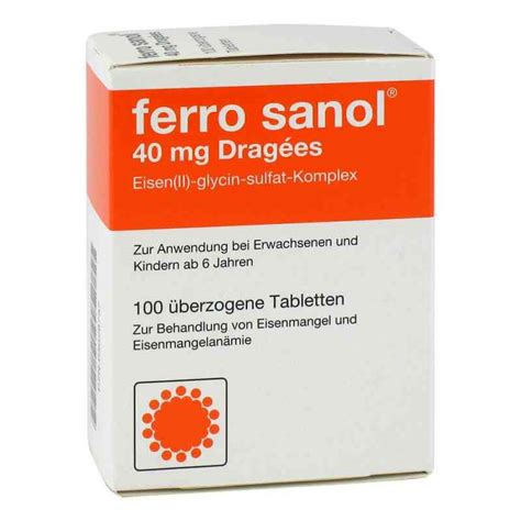 Ferro sanol drażetki 40mg 100 szt. kup online