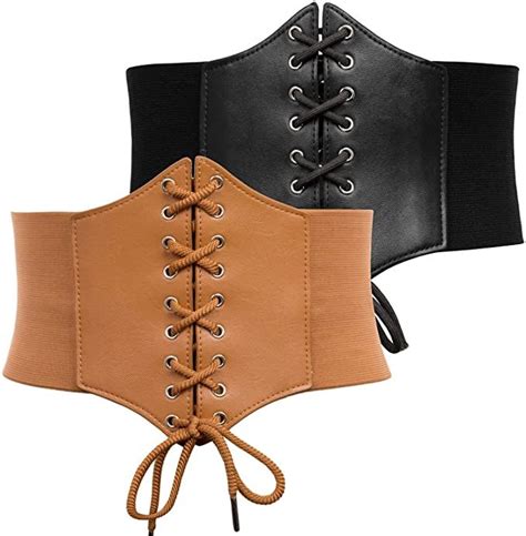 Grace Karin Lace Up Cinch Belt Tied Corset Elastic Waist Belt Corset