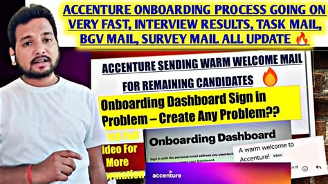 Accenture Warm Welcome Mail Latest Update Interview Results