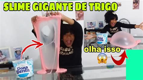 Diy Slime De Farinha De Trigo Sem Borax Sem Bicarbonato Como Fazer Geleca Amoeba Youtube