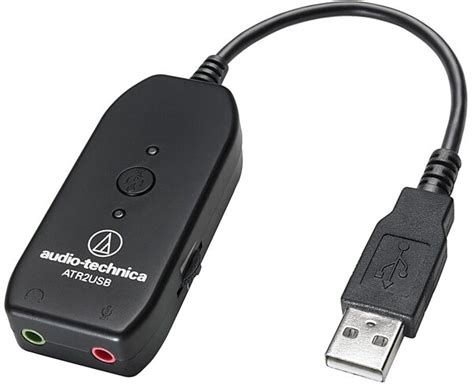 Audio Technica Atr2usb 35mm To Usb Audio Adapter Zzounds