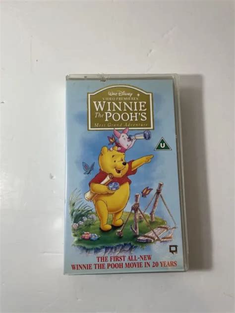 Disney Winnie The Pooh S Most Grand Adventure Vhs Video Cassette Tape Hot Sex Picture