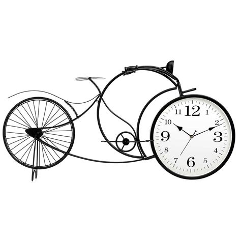 Horloge De Table Bicyclette Noir M Tal X X Cm Leroy Merlin