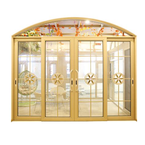 Cheap Aluminum Profile Interior French Glass 6 Panel Sliding Glass