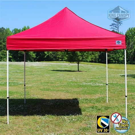 King Canopy Festival 10x10 Instant Pop Up Tent W Red Cover Walmart