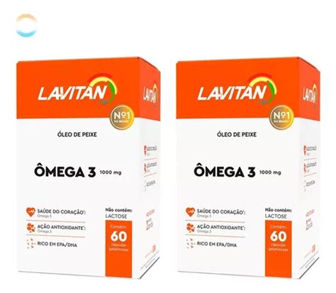 Lavitan Ômega 3 1000mg Suplemento Cimed 120caps Moles MercadoLivre