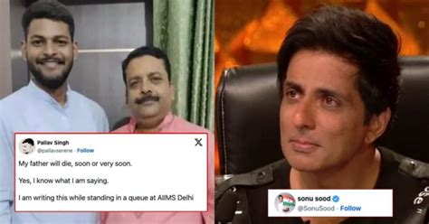 Aiims Delhi Sonu Sood Gives Aid To A Boy Struggling For His Father