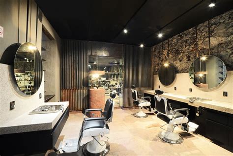 Interior design for barber shop - Builders Villa