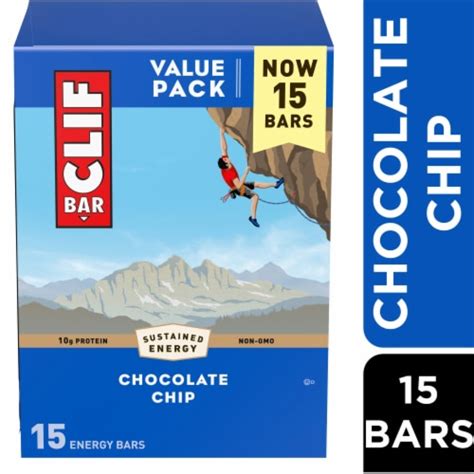 Clif Bar Chocolate Chip Energy Bars 15 Ct Frys Food Stores