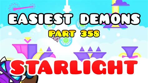 Easiest Demons Geometry Dash Demon N Starlight Road To