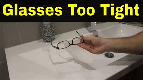 Glasses Too Tight How To Loosen Them Easy Fix Youtube