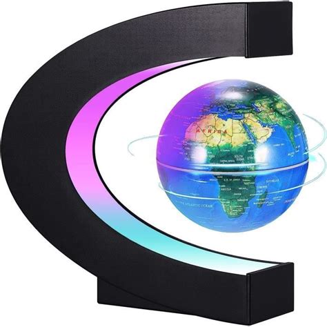 Globe Terrestre Lumineux Flottant Globe Levitation Magn Tique Globe