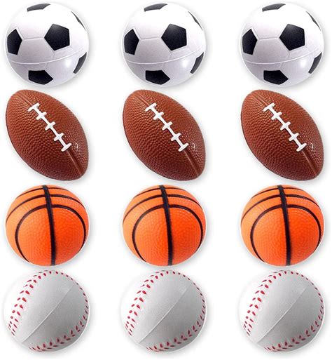 Ruseen Mini Sports Balls For Kids Party Favor Toy Soccer Ball