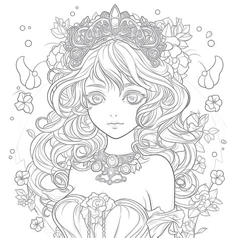 Coloring Pages Anime Easy | Coloring Pages Mimi Panda