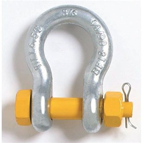 Bow Shackle 65t Grade S Safety Pin Prime Supplies