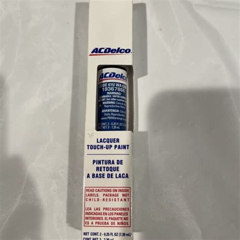 Genuine GM ACDelco Aqua Blue Metallic Touch Up Paint Code 61u Wa638r