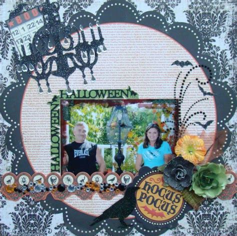 Layout Hocus Pocus Halloween Paper Scrapbooking Layouts Halloween