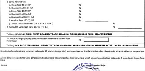 Contoh Penghitungan Sanksi Administrasi Skpkb Setelah Pengembalian