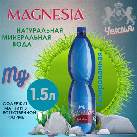 ВОДА минеральная "MAGNESIA" природная лечебно-столовая питьевая ...